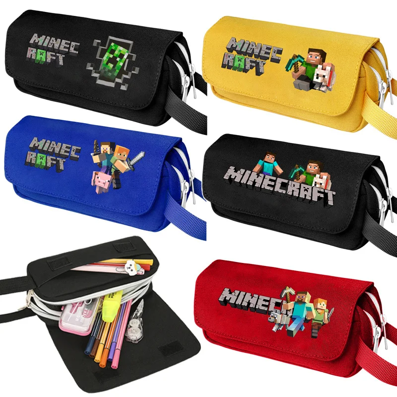 Art Craft Materials - Miner Crafting Pixel Series Pencil Case