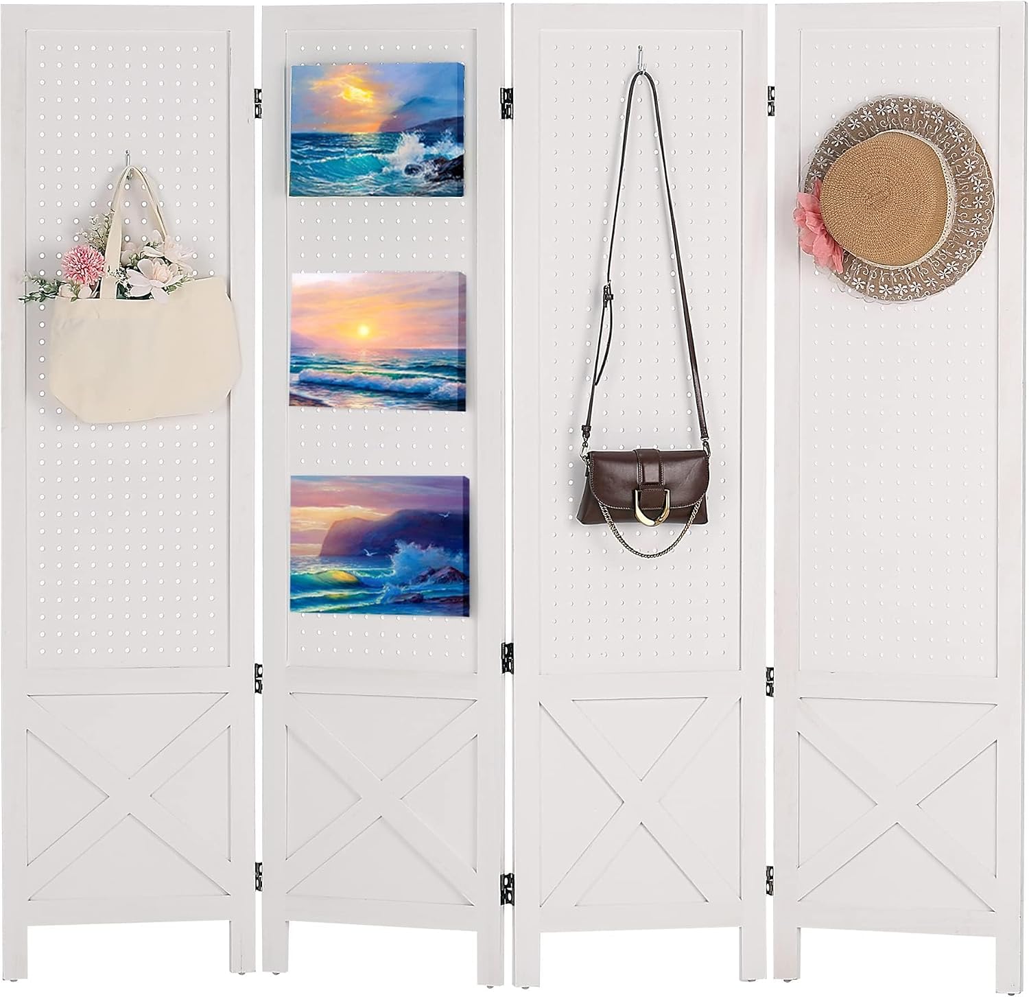 Exhibition Of Art And Craft - Four Panel Pegboard Display Board, Five