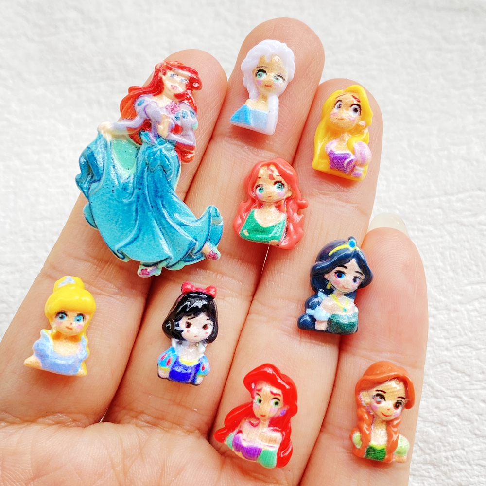 Art Craft Disney - 60Pcs Mixed Nail Art Resin Mixed