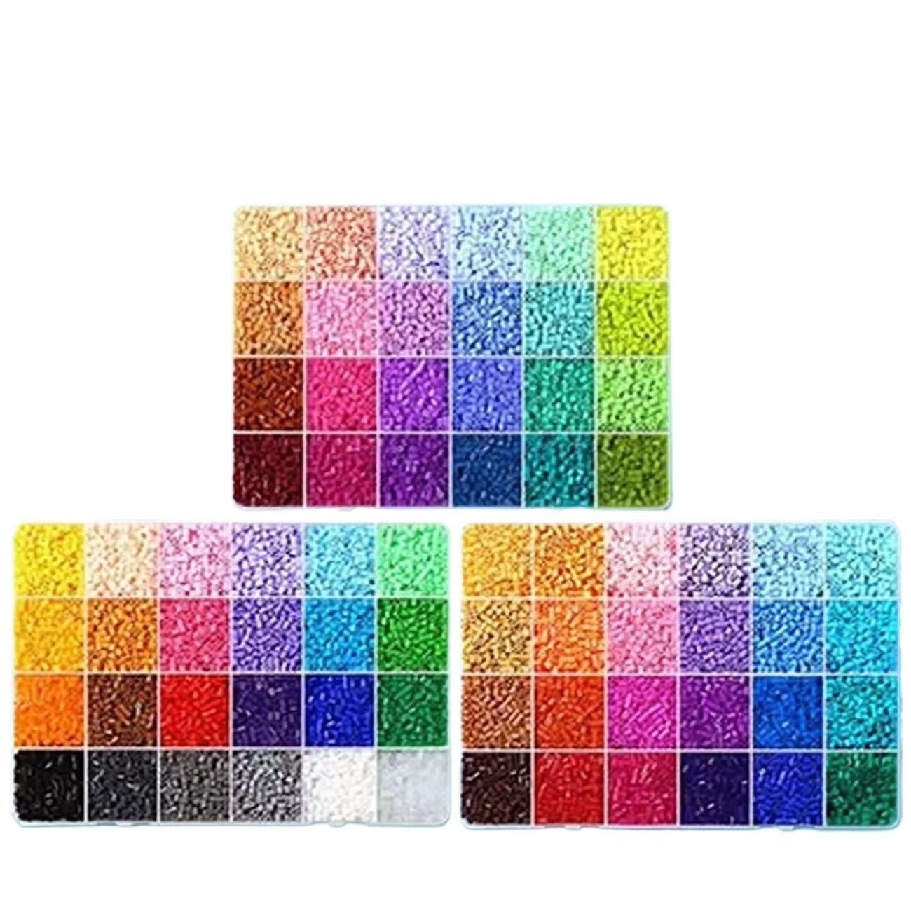 Art Craft Materials - 2.6mm Mini Fuse Beads, 48/72 Color