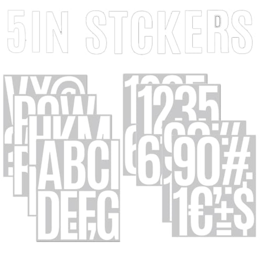 Letter Stickers 8 Sheets Mailb - Letter S Art Craft のレビューと価格