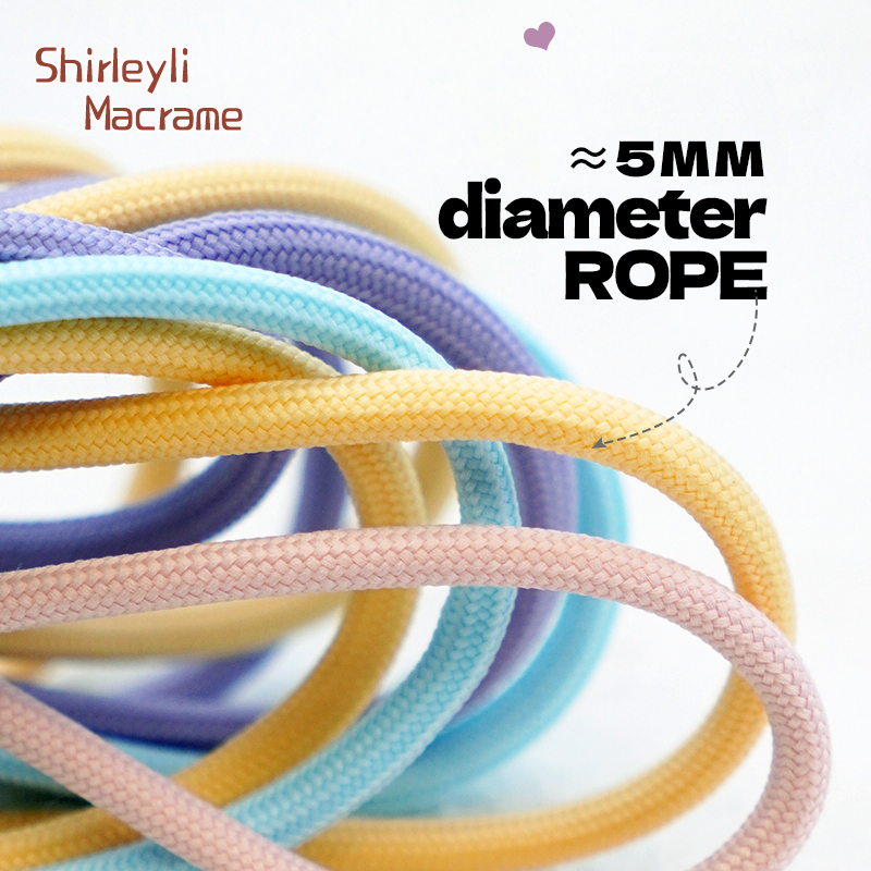 10M/11 Yards 5mm Macrame Polye - Macrame Cord Cotton のレビューと価格