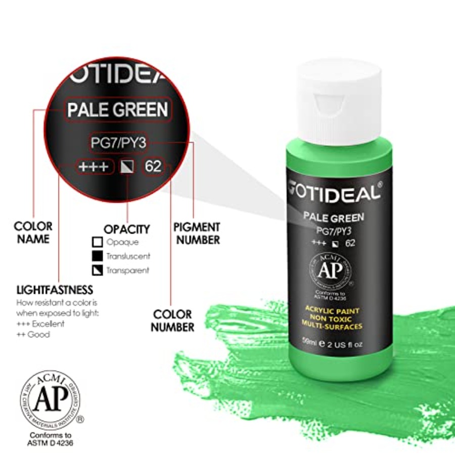 Acrylic Paint Set with 10 Brus - Art Craft Ideas For Adults のレビューと価格
