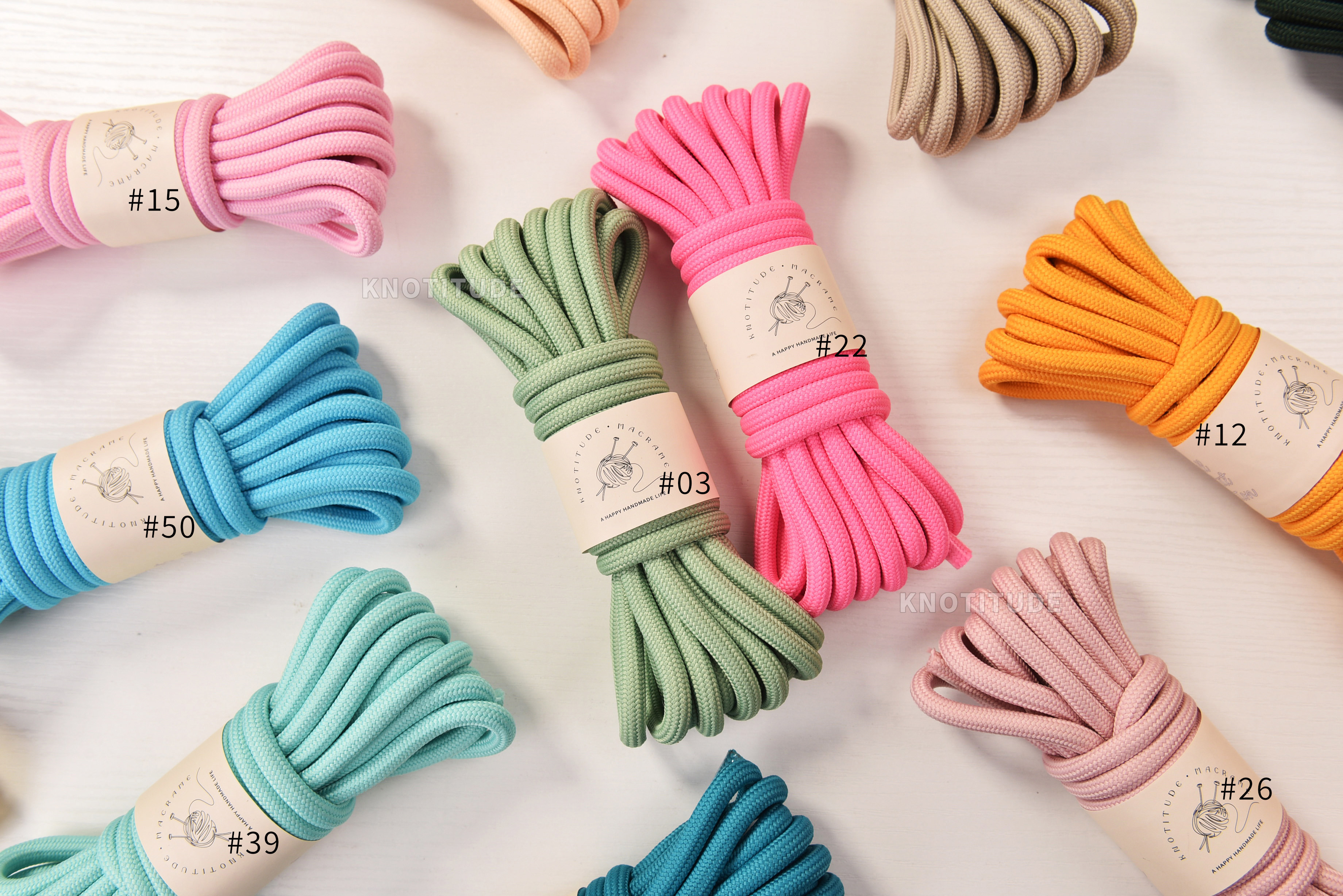 Polyester Braid Cord 5meters P - Macrame Cord Cotton のレビューと価格