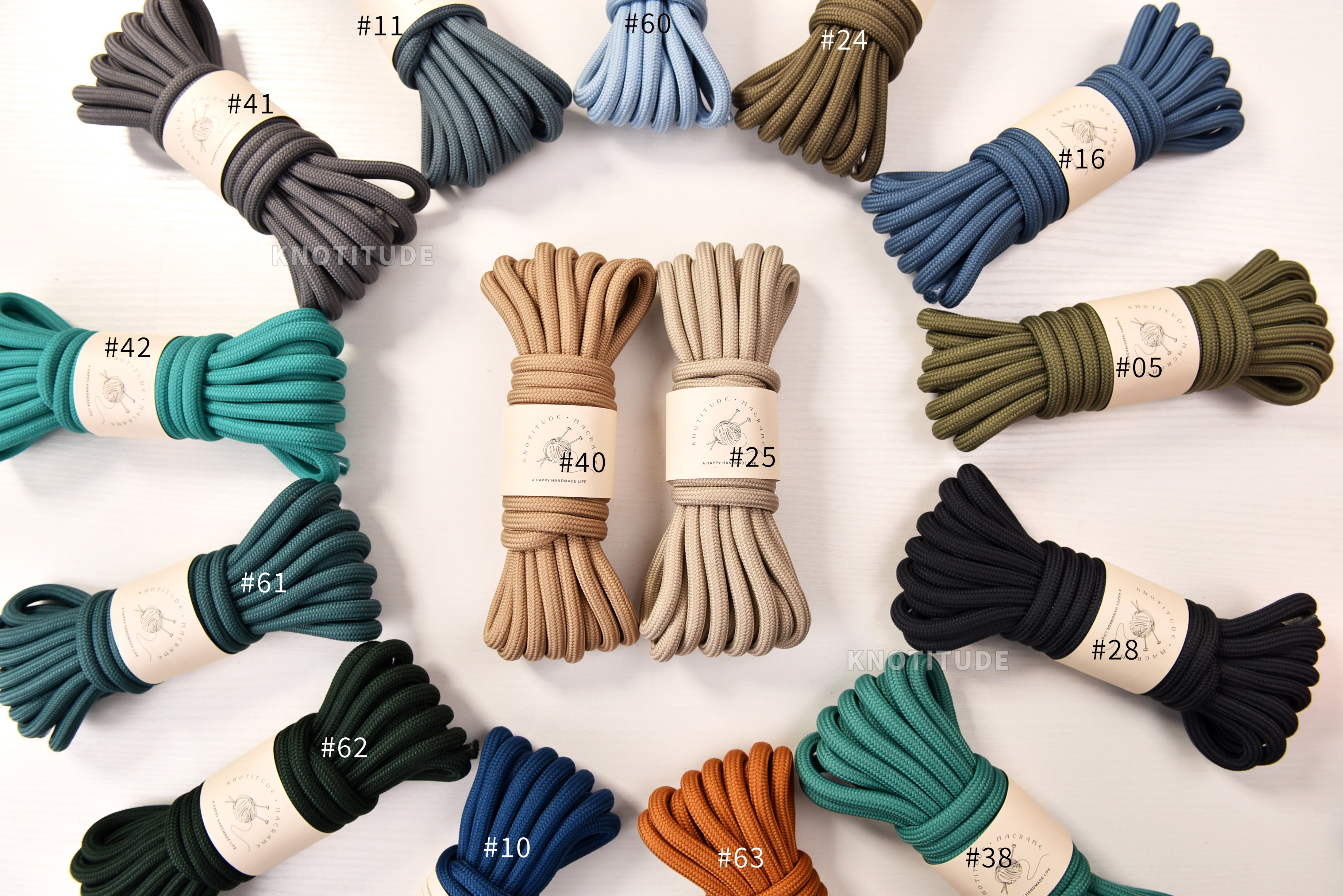Polyester Braid Cord 5meters P - Macrame Cord Cotton のレビューと価格