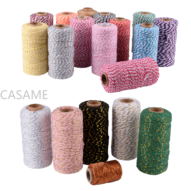 Multiple Colorful Thread Cord  - Macrame Cord Cotton のレビューと価格