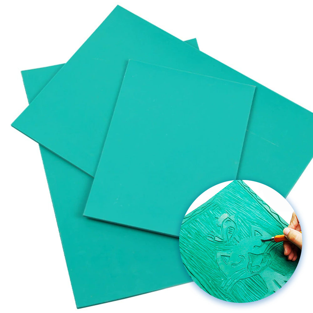 Soft Carving Rubber Block Easy - Lino Printing Block のレビューと価格