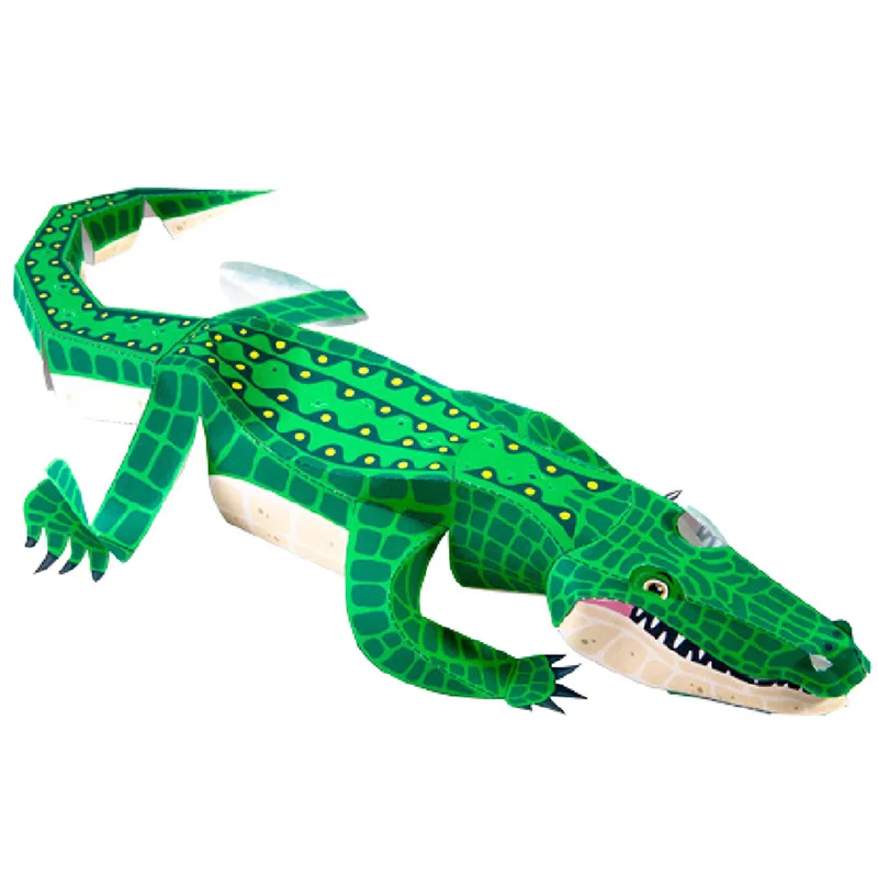 Alligator Crocodile Folding Or - Art Craft Cardboard のレビューと価格