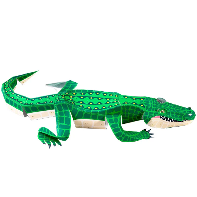 Alligator Crocodile Folding Or - Art Craft Cardboard のレビューと価格