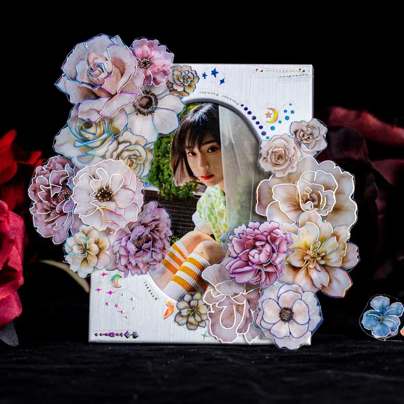 3pcs/pack Flowers Flat Sticker - Art Craft Stationery のレビューと価格