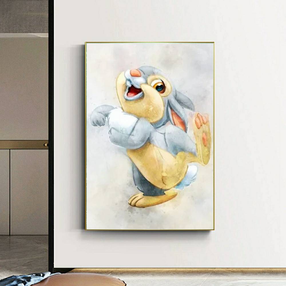 Disney Bambi Thumper Watercolo - Art Craft Disney のレビューと価格
