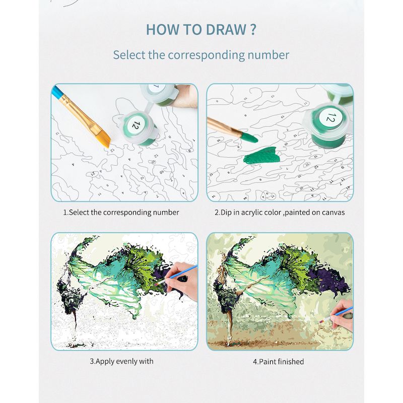 GATYZTORY Painting By Numbers  - Art Craft Ideas For Adults のレビューと価格