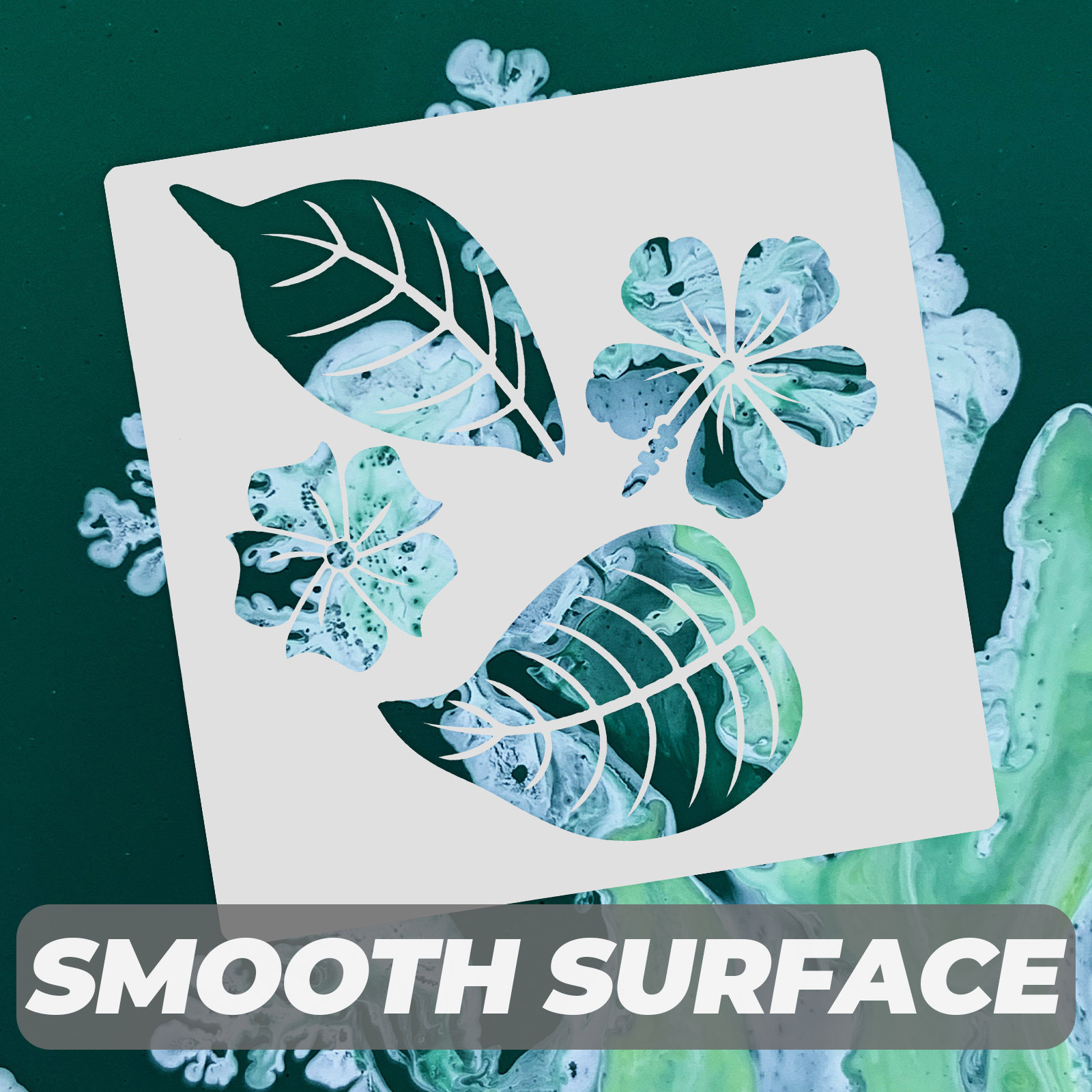9Pcs Tropical Leaf Stencils Re - Art Craft Leaves のレビューと価格