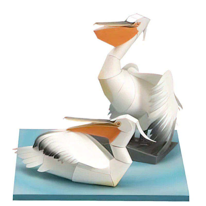 Dalmatian Pelican Origami Art  - Art Craft Cardboard のレビューと価格