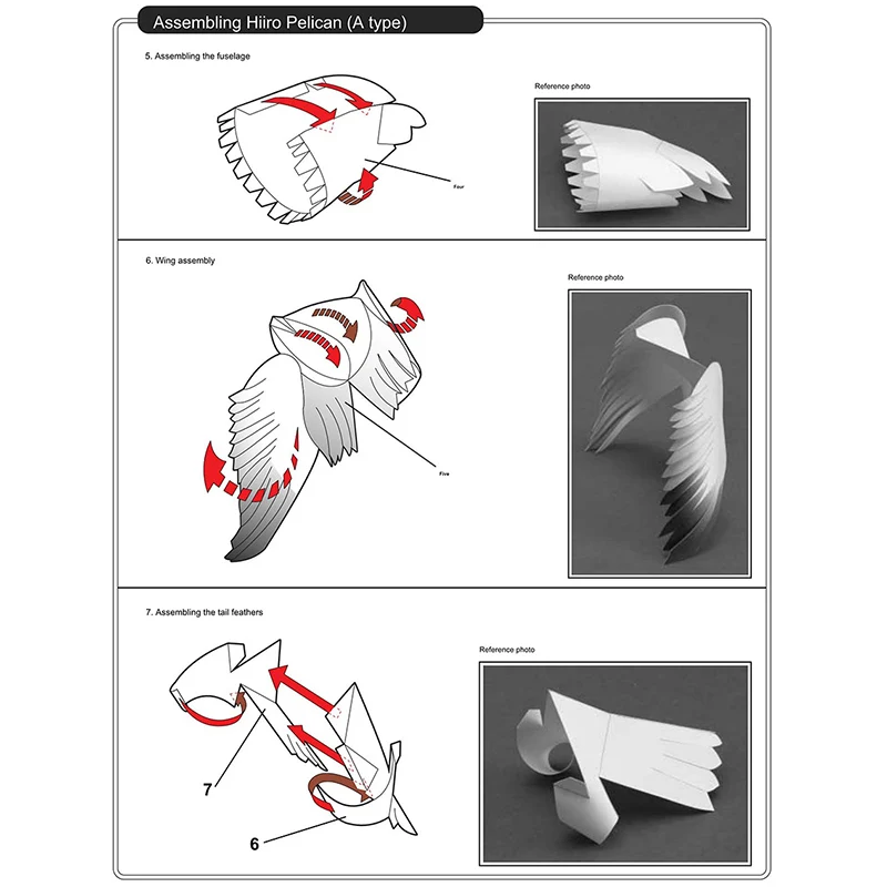 Dalmatian Pelican Origami Art  - Art Craft Cardboard のレビューと価格