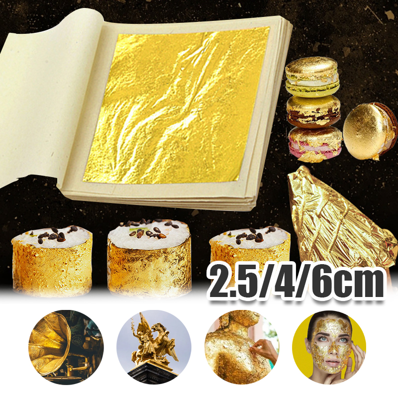 Real 24K Gold Leaf Sheets in 3 - Art Craft Leaves のレビューと価格