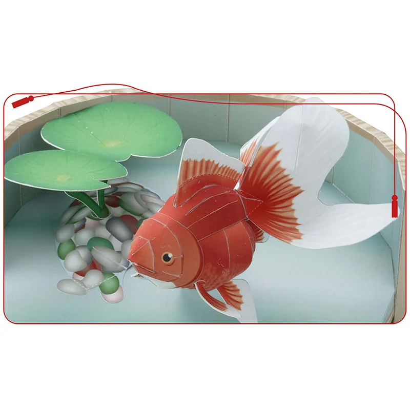 Goldfish Fish Origami Art Mini - Art Craft Cardboard のレビューと価格