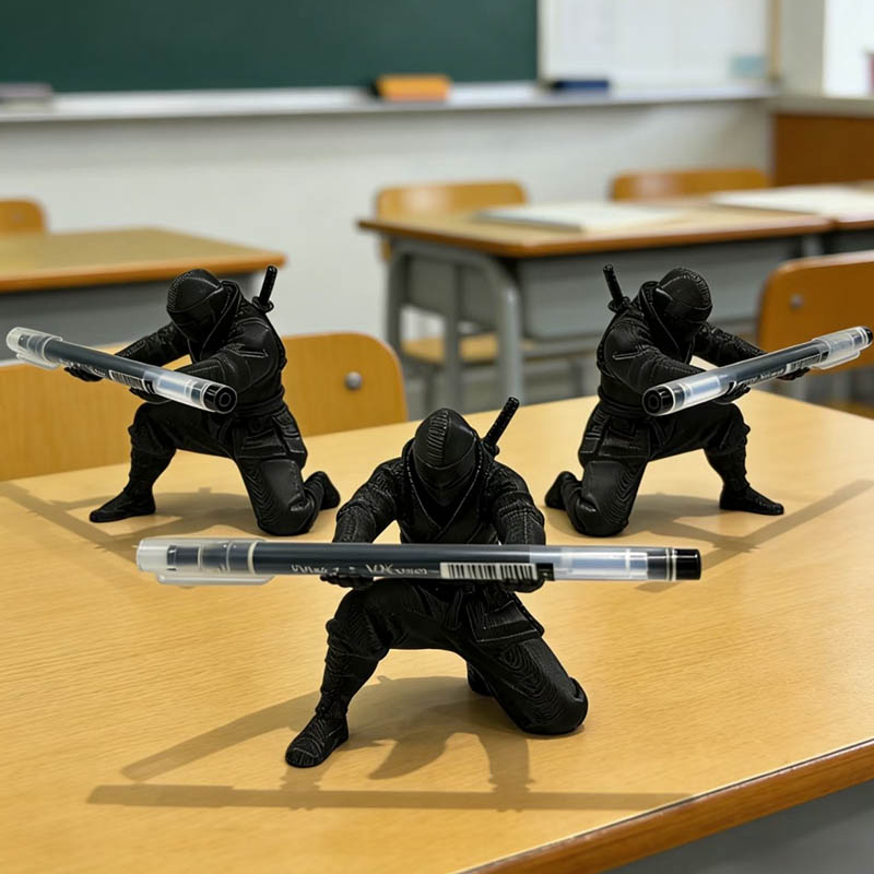 Desktop Art 3D Printed Ninja P - Art Craft Stationery のレビューと価格