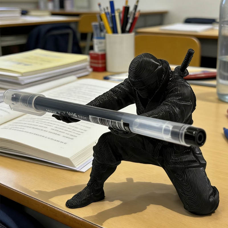 Desktop Art 3D Printed Ninja P - Art Craft Stationery のレビューと価格