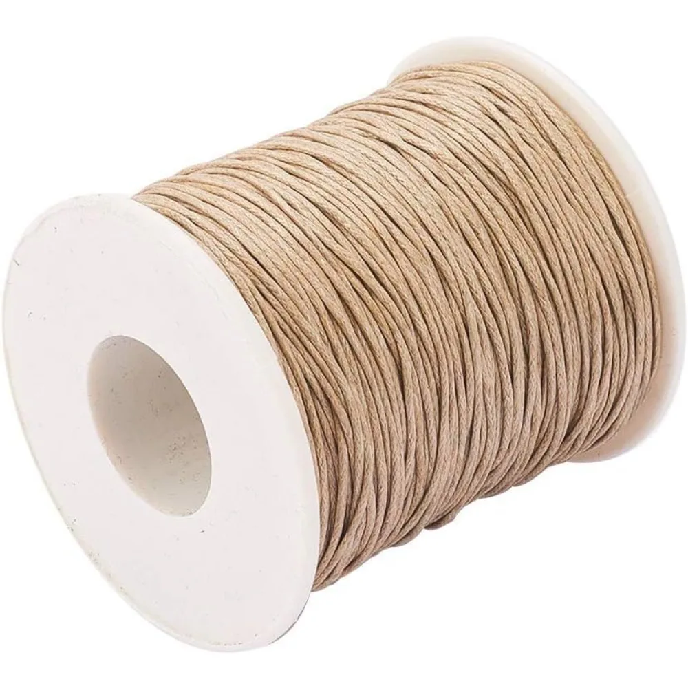 100 Yards Waxed Cord Cotton, W - Macrame Cord Cotton のレビューと価格