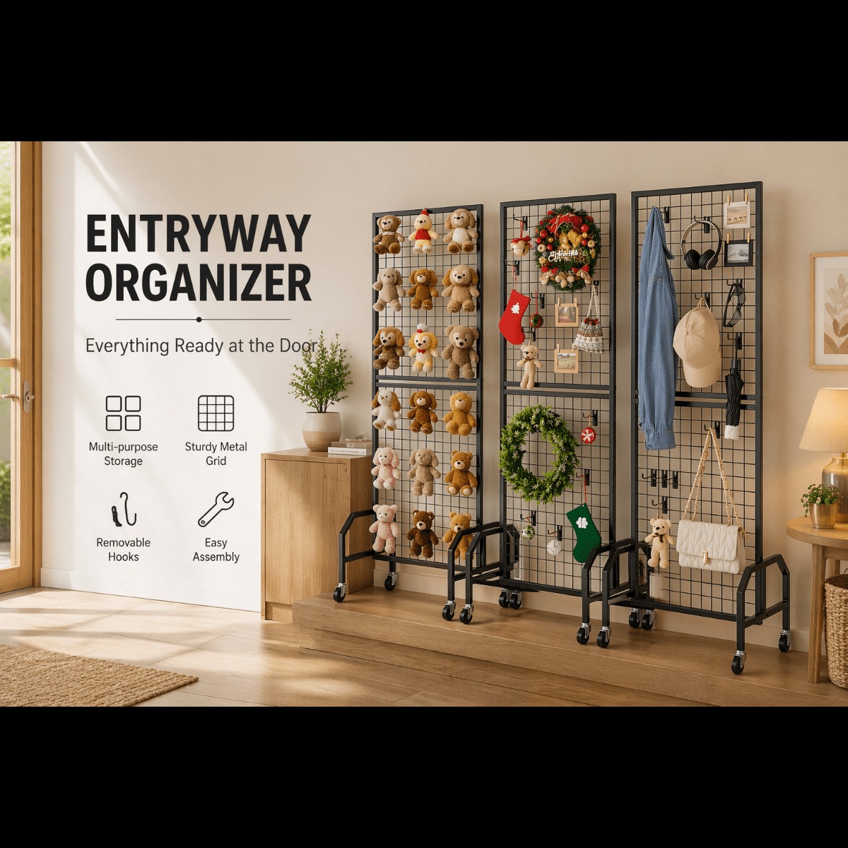 Rolling Grid Wall Panels with  - Exhibition Of Art And Craft のレビューと価格