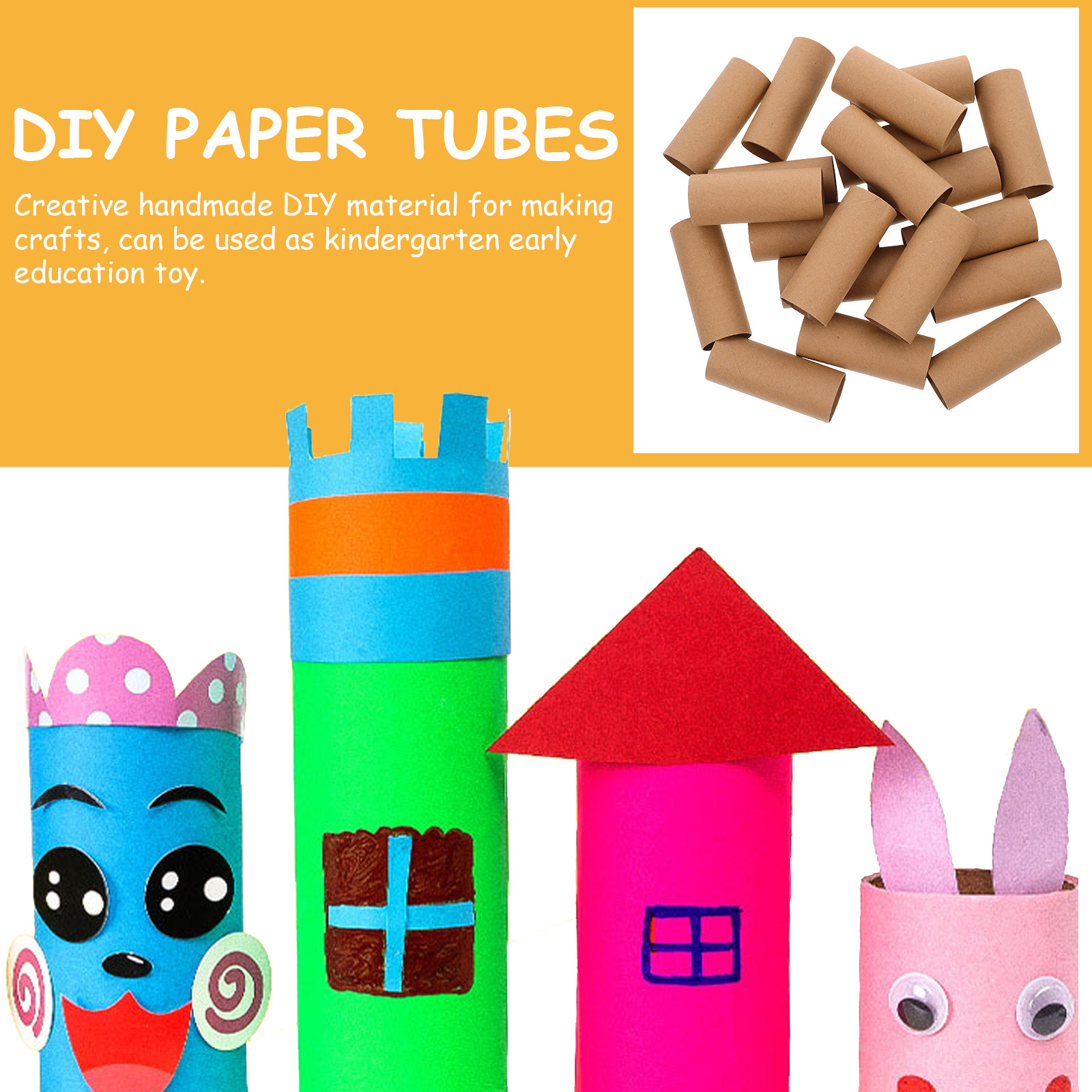 20Pcs DIY Paper Tubes Round Ca - Art Craft Cardboard のレビューと価格