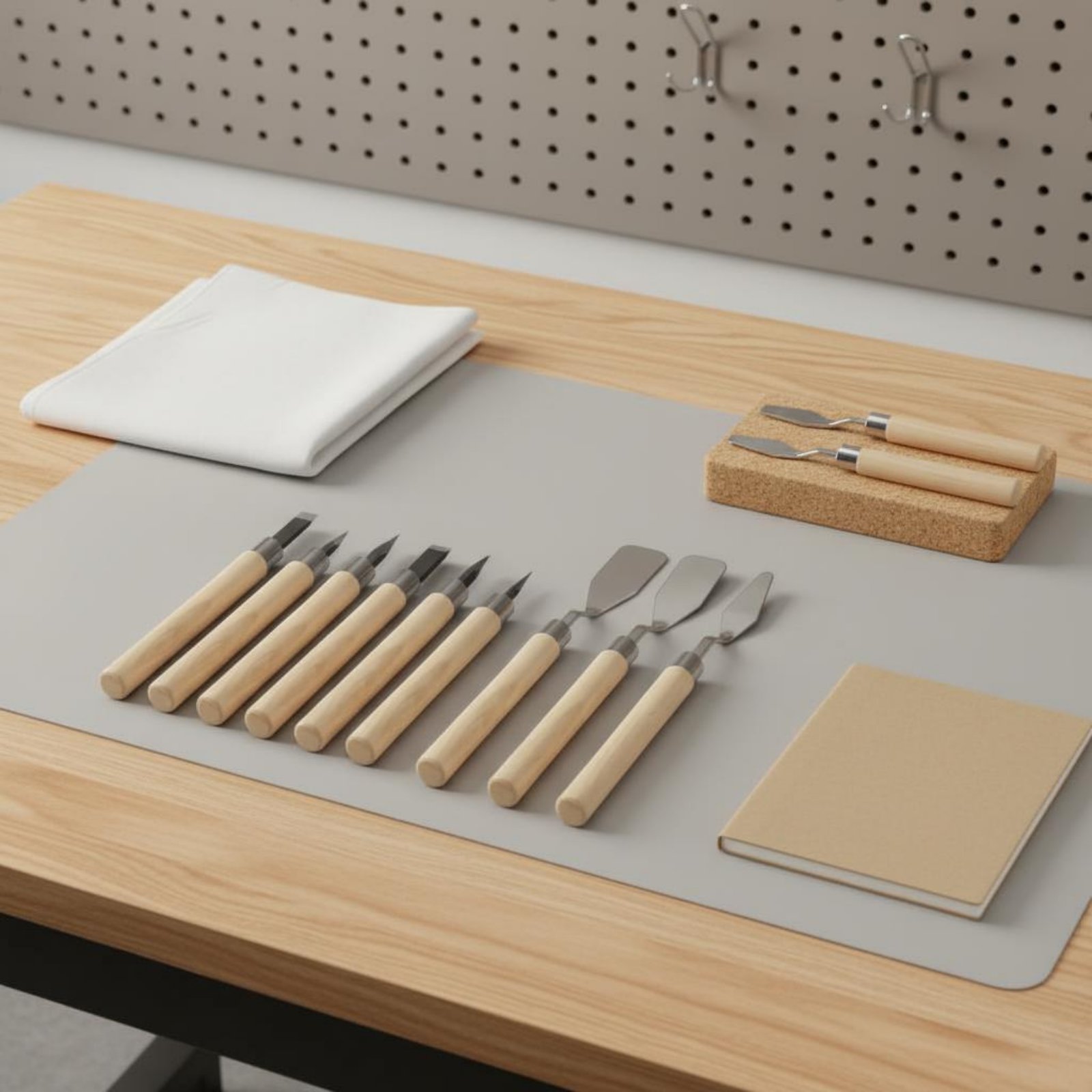 9 Pieces Linoleum Carving Kit  - Lino Printing Block のレビューと価格