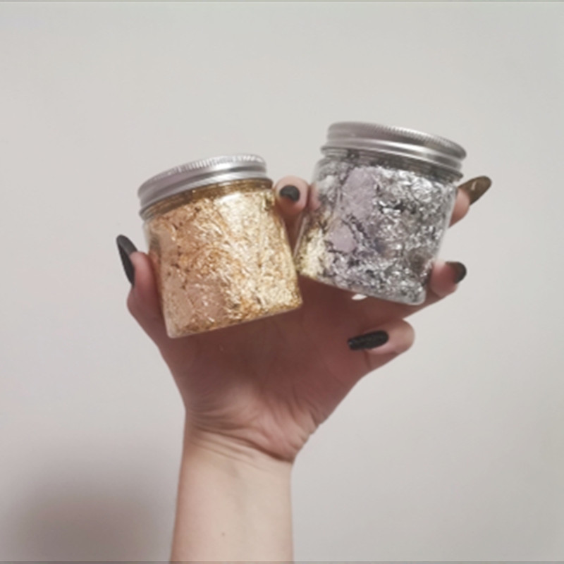 Imitation Rose Gold Silver Cop - Art Craft Leaves のレビューと価格