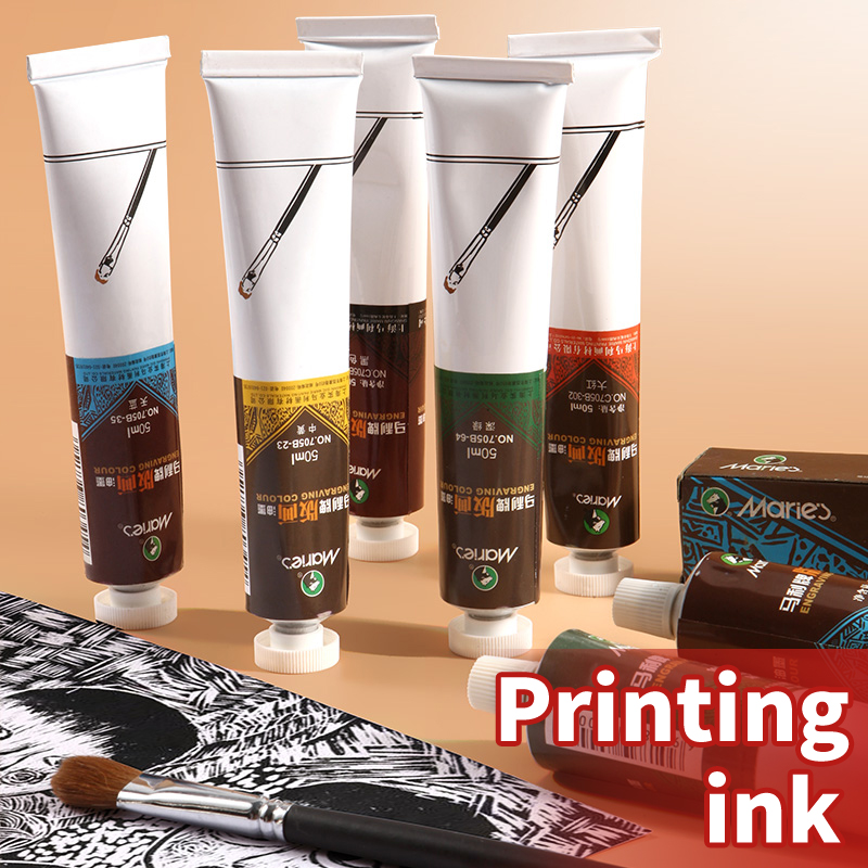 Marie's 6 Colors 50ml/1.69 oz  - Lino Printing Block のレビューと価格