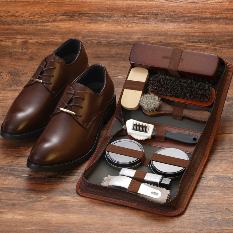 HorseHair Shoe Brush Set Leath - Leather Tooling Kit のレビューと価格