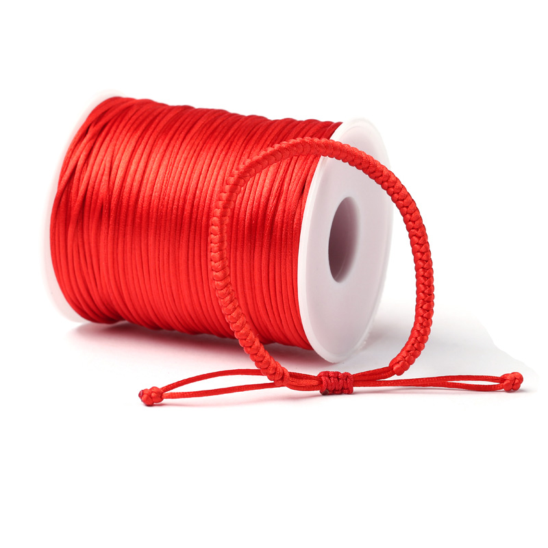 2mm Red Nylon Cord Thread for  - Macrame Cord Cotton のレビューと価格
