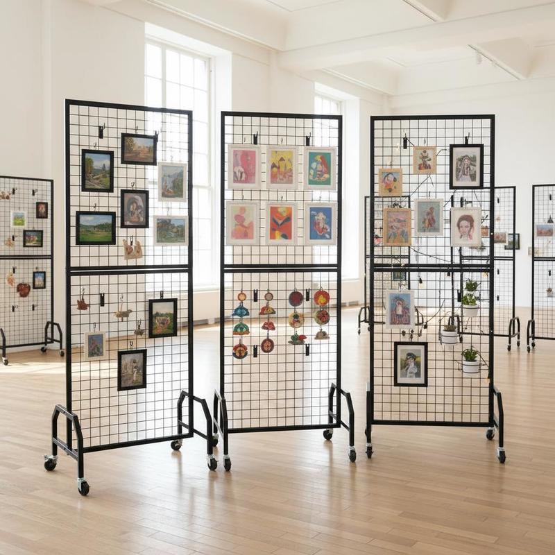 3 Packs Mesh Wall Grids 1.9 x  - Exhibition Of Art And Craft のレビューと価格