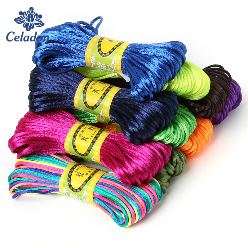 2mm 20meter Soft Satin Rattail - Macrame Cord Cotton のレビューと価格