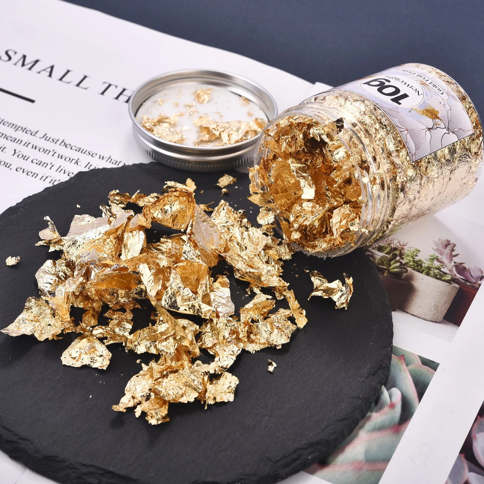 Imitation Gold Sliver Copper F - Art Craft Leaves のレビューと価格