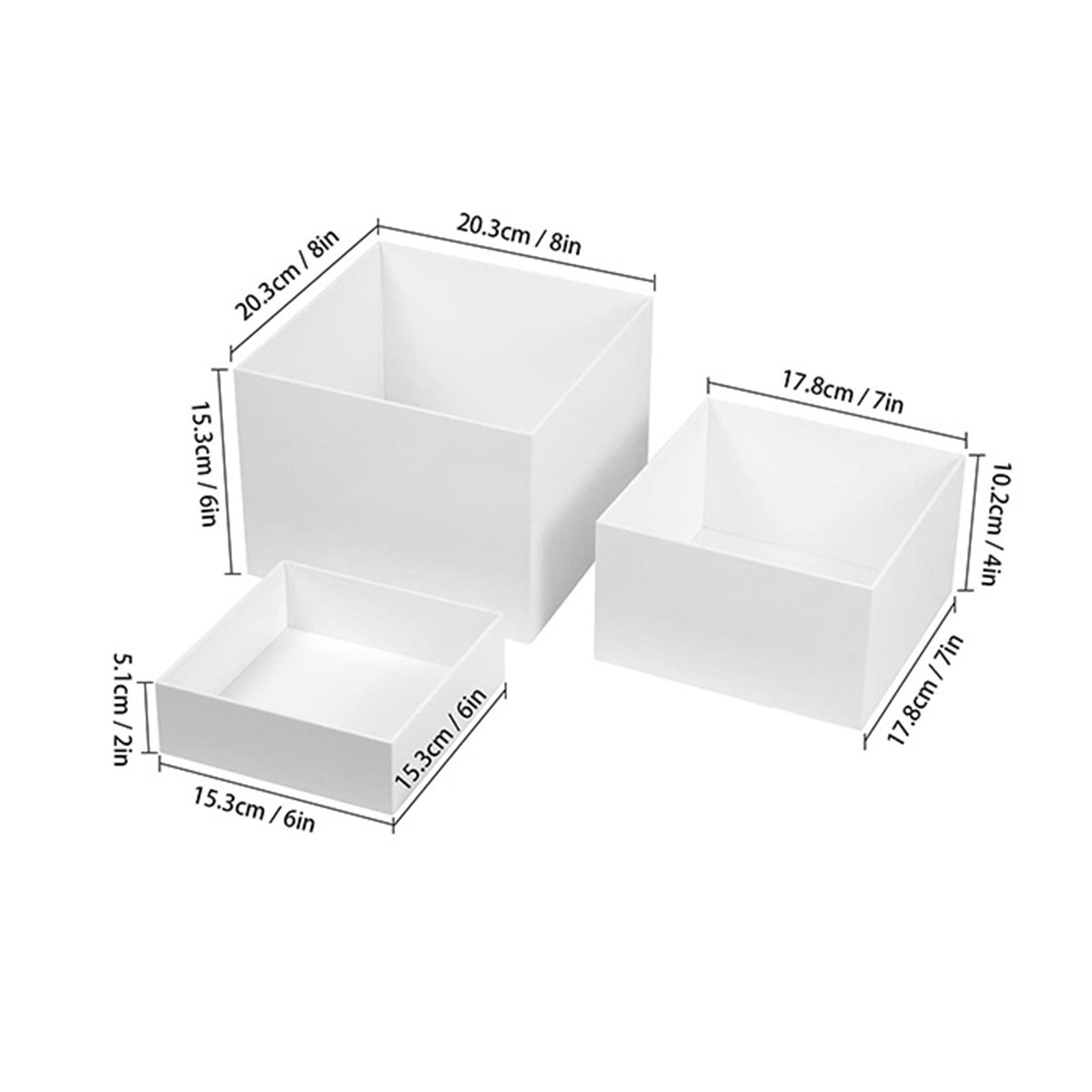 3Pcs Buffet Risers with Hollow - Exhibition Of Art And Craft のレビューと価格