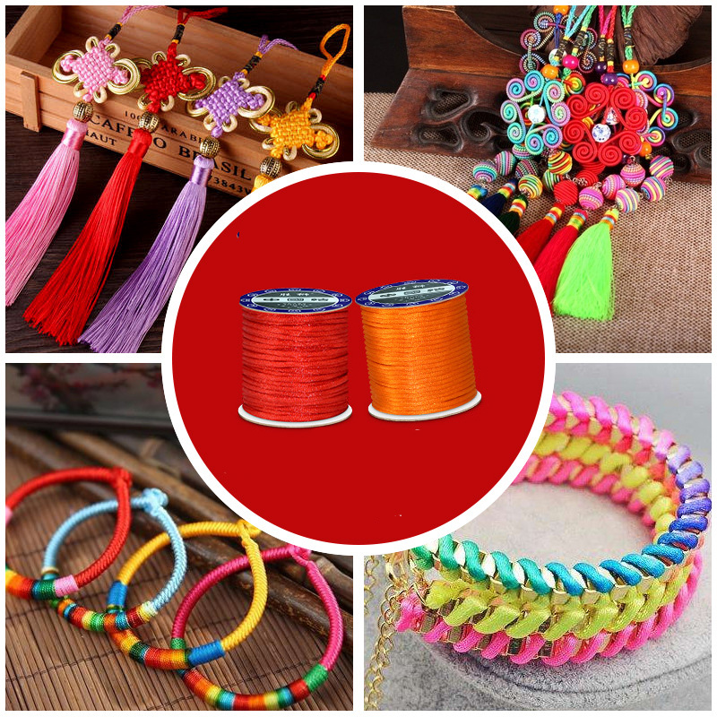 1.5mm 2mm 2.5mm Nylon Cotton B - Macrame Cord Cotton のレビューと価格