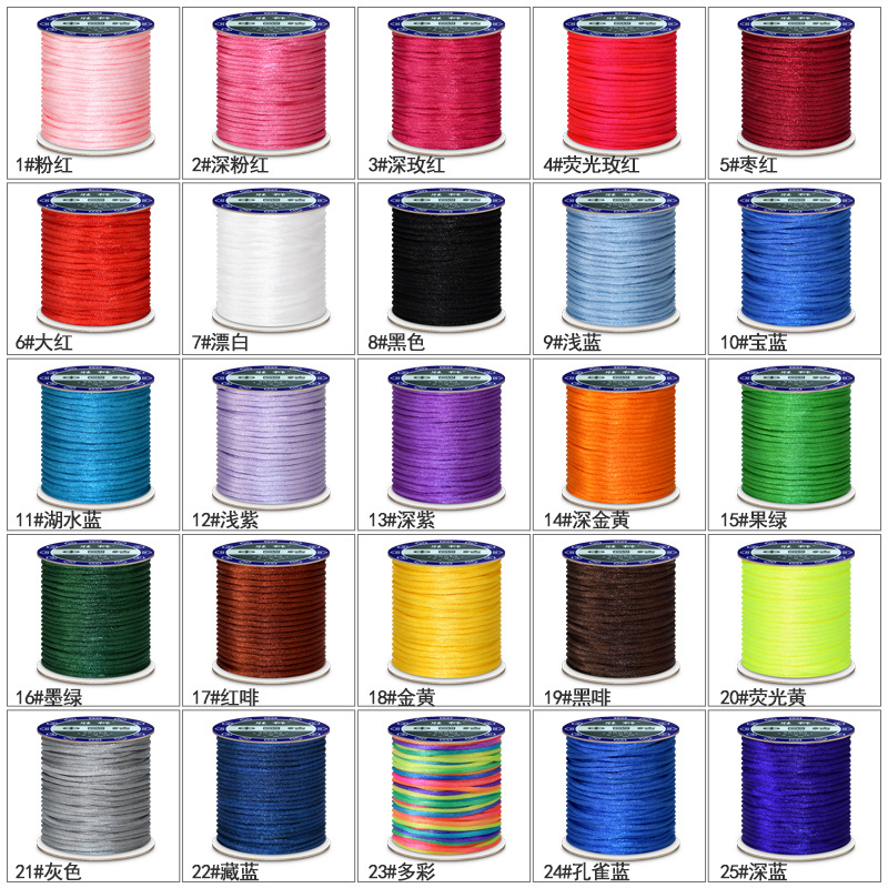 1.5mm 2mm 2.5mm Nylon Cotton B - Macrame Cord Cotton のレビューと価格