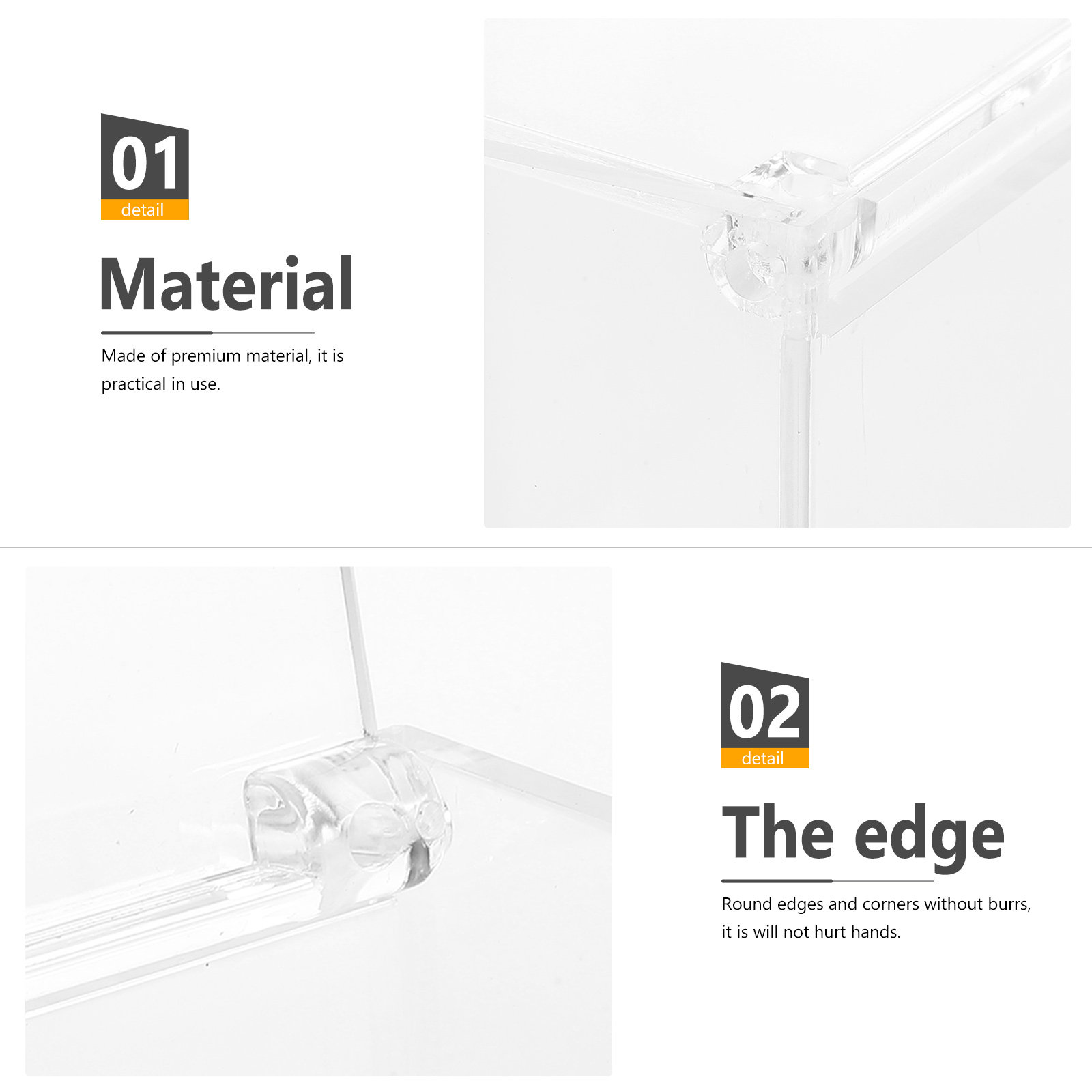 2Pcs Acrylic Clear Storage Box - Exhibition Of Art And Craft のレビューと価格