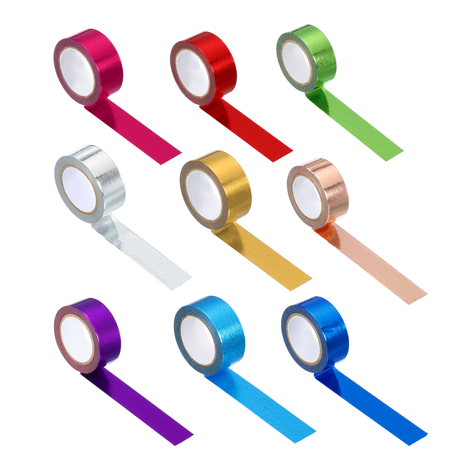 3 Roll 15mmx5m Metallic Washi  - Art Craft Stationery のレビューと価格