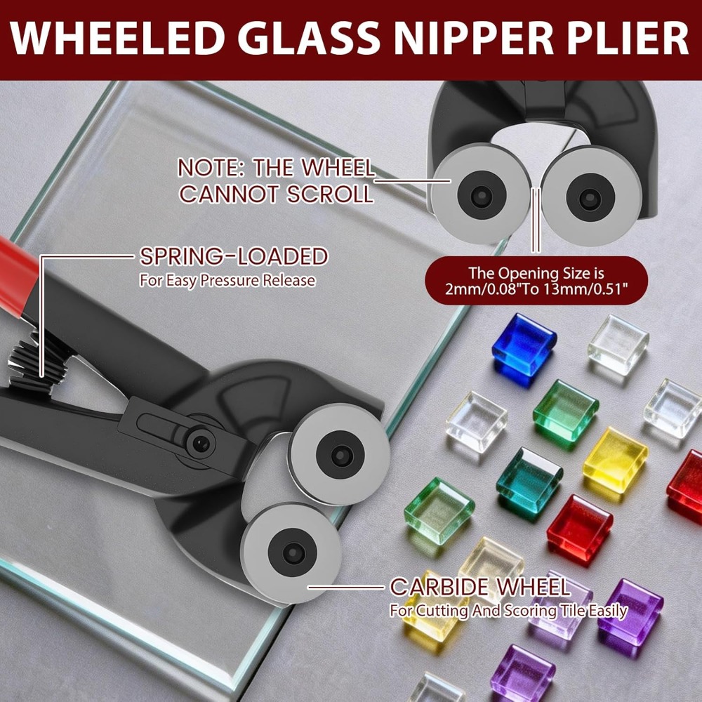 10PCS Glass Cutting Tool Kit,  - Leather Tooling Kit のレビューと価格