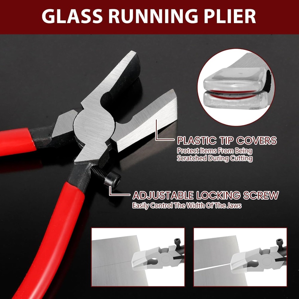 10PCS Glass Cutting Tool Kit,  - Leather Tooling Kit のレビューと価格
