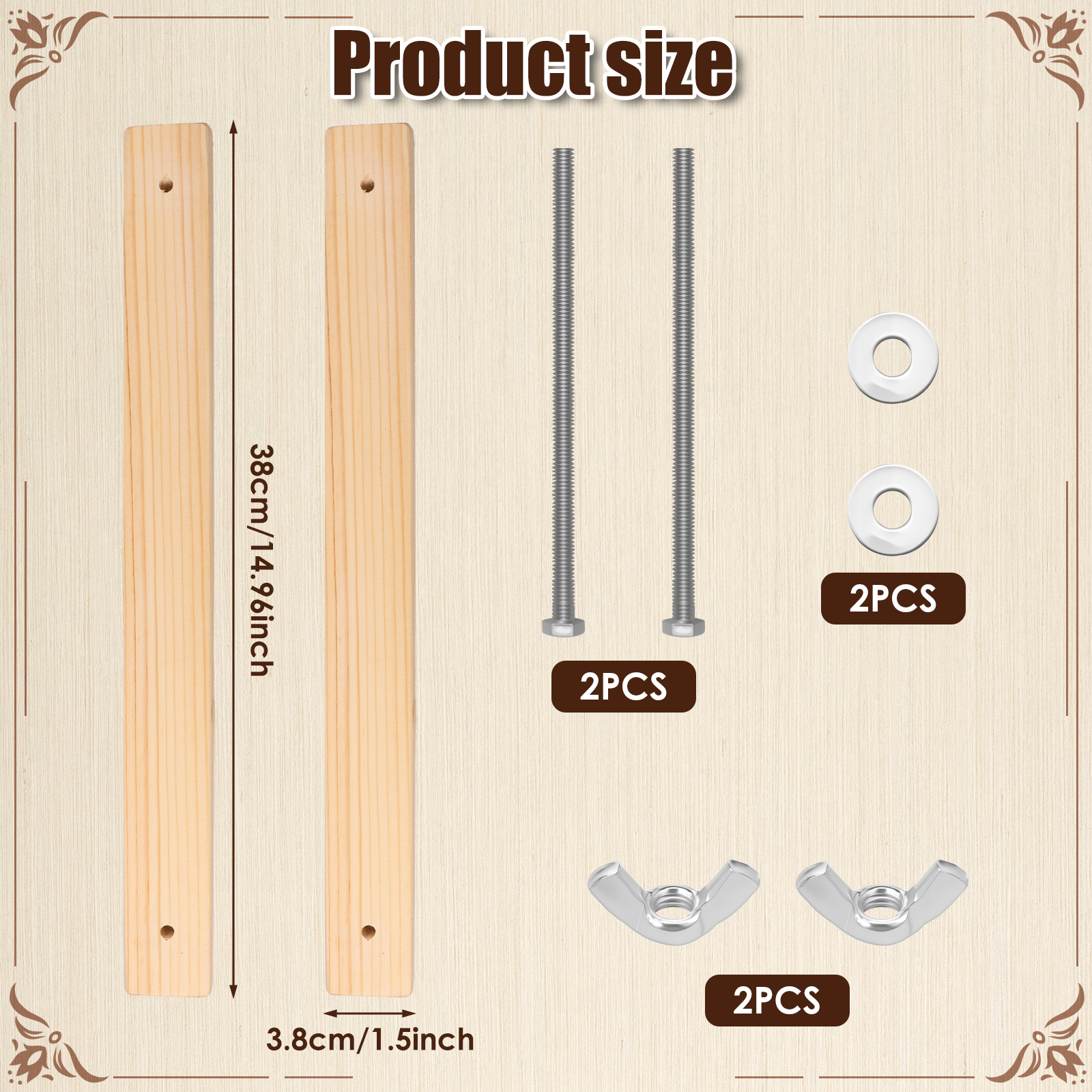 Wooden Book Press Kit DIY Gree - Bookbinding Supply Kit のレビューと価格