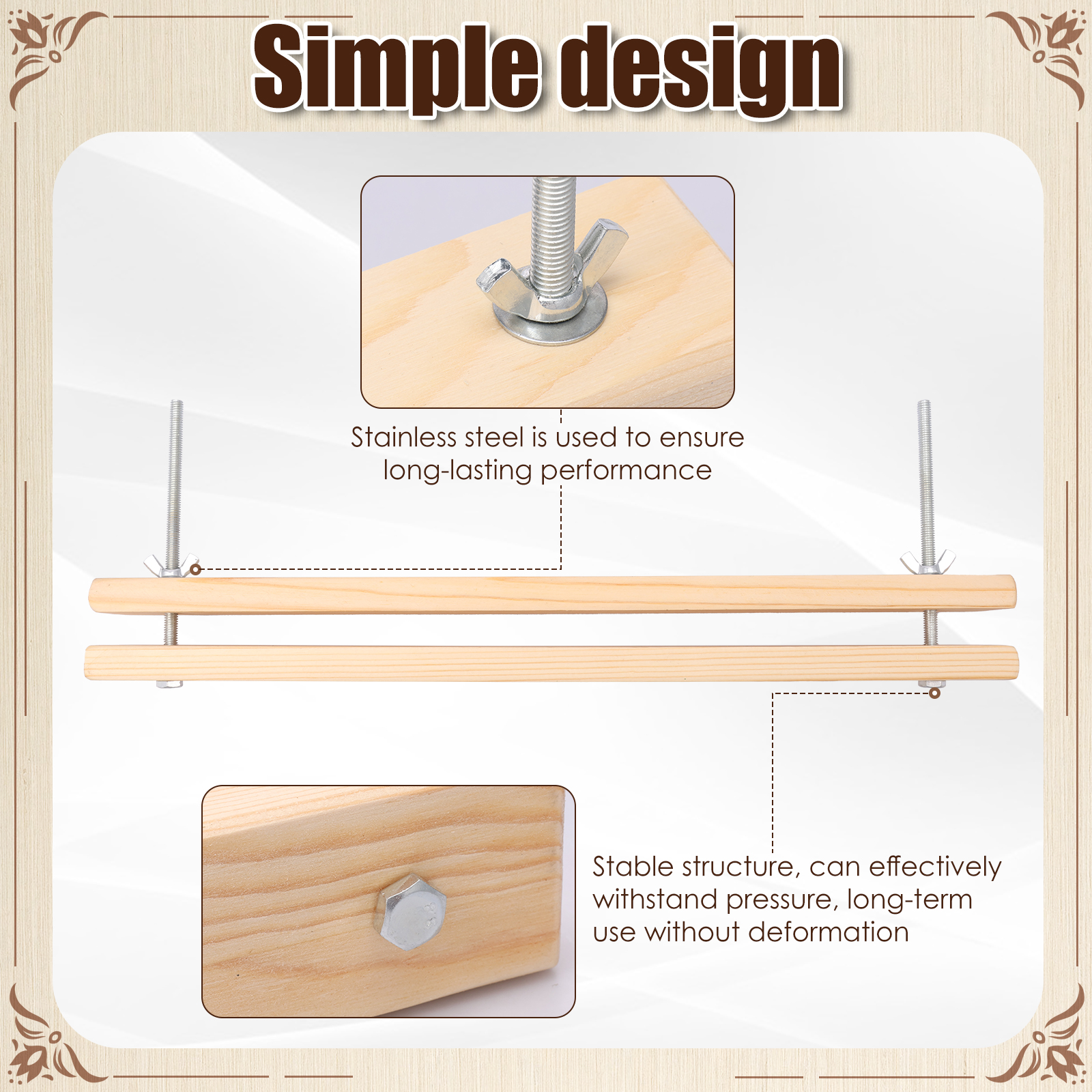 Wooden Book Press Kit DIY Gree - Bookbinding Supply Kit のレビューと価格
