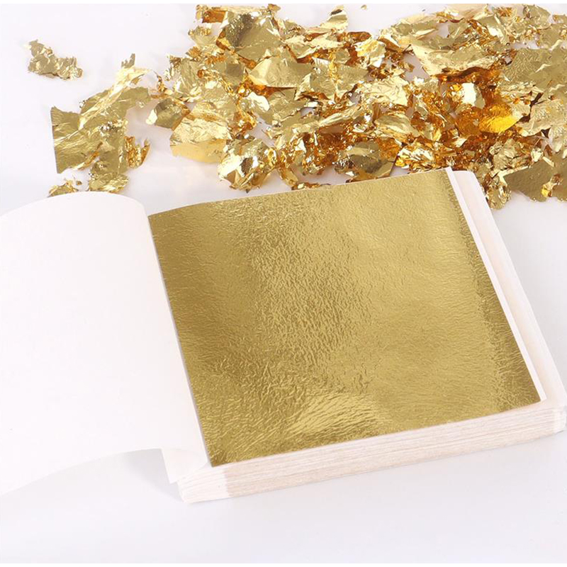 200Pcs Golden Leaf Foil Leaf S - Art Craft Leaves のレビューと価格