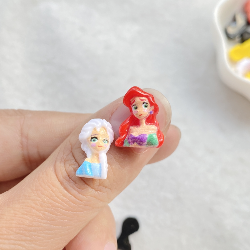60Pcs Mixed Nail Art Resin Mix - Art Craft Disney のレビューと価格