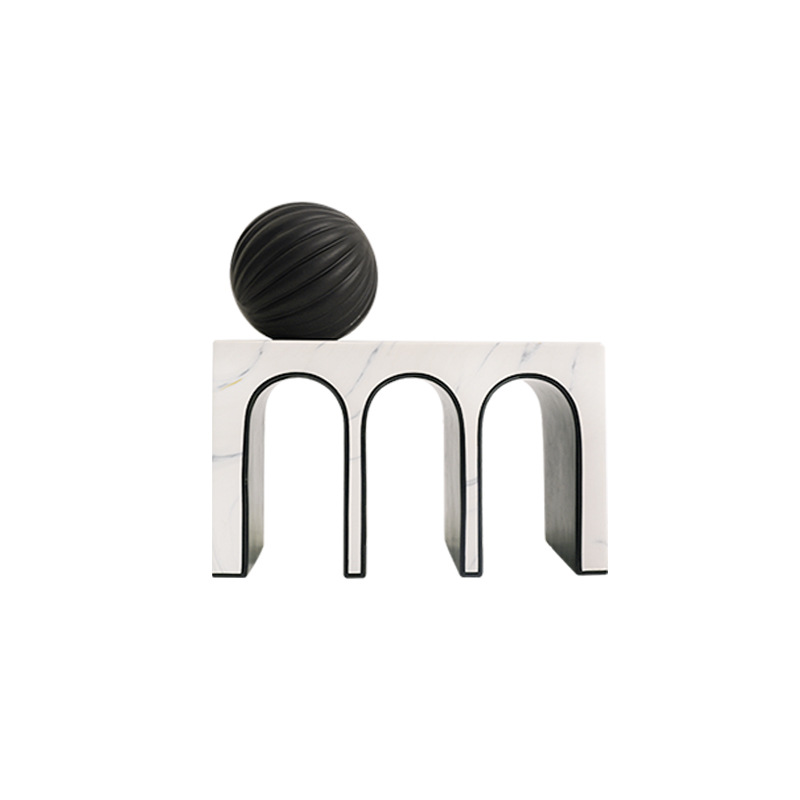 Geometric Arch Art Resin Ornam - Exhibition Of Art And Craft のレビューと価格