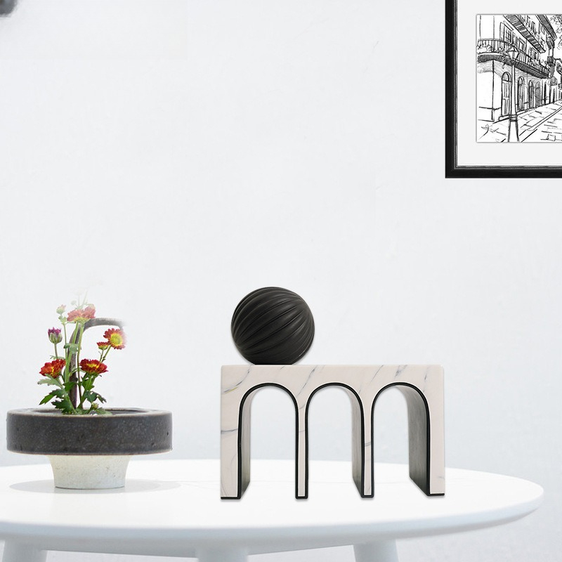 Geometric Arch Art Resin Ornam - Exhibition Of Art And Craft のレビューと価格