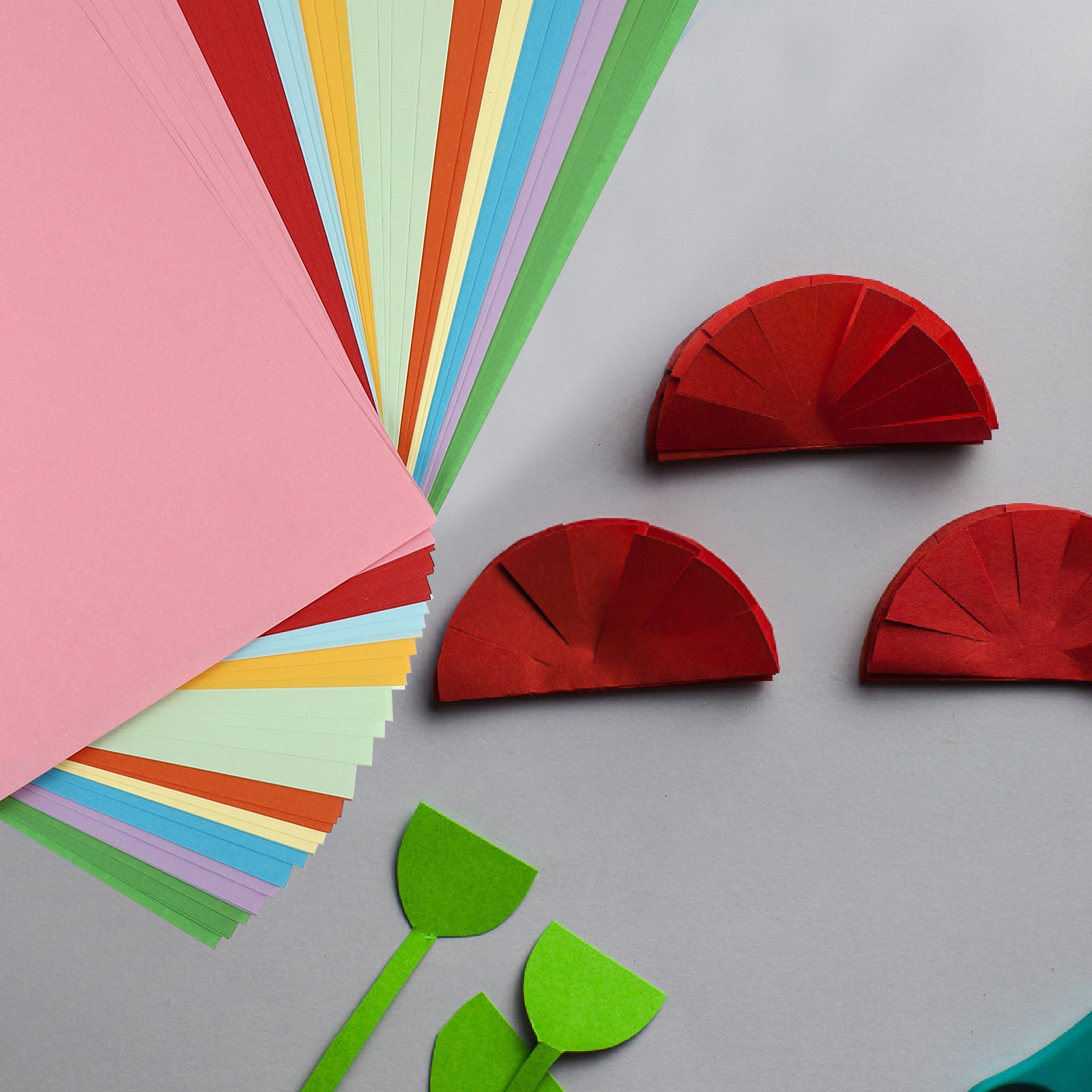 100Pcs 's Colored Copy Paper D - Art Craft Stationery のレビューと価格