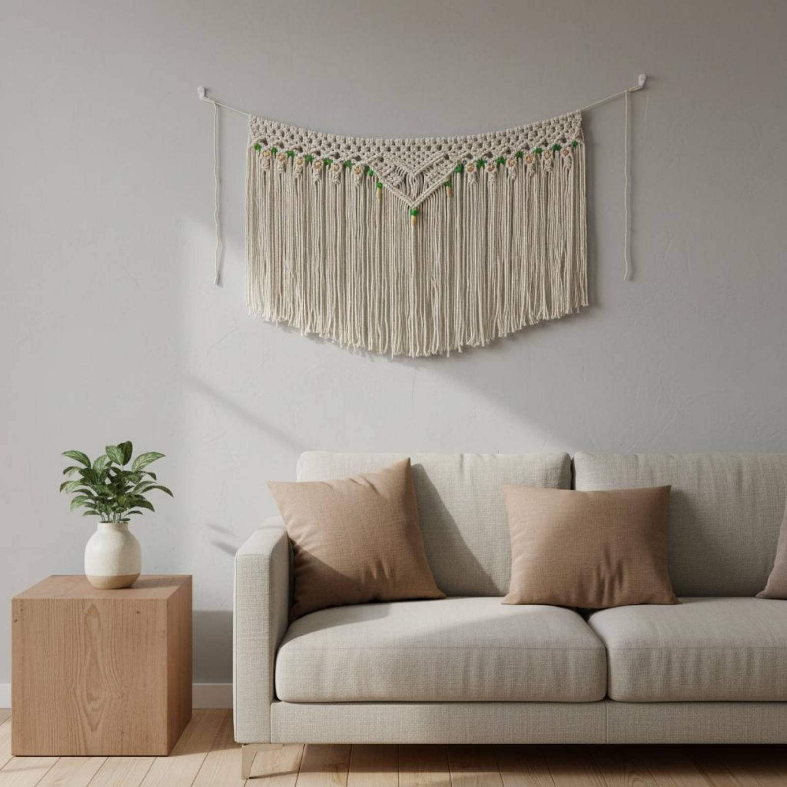Tassel Wall Hanging Decorative - Macrame Cord Cotton のレビューと価格