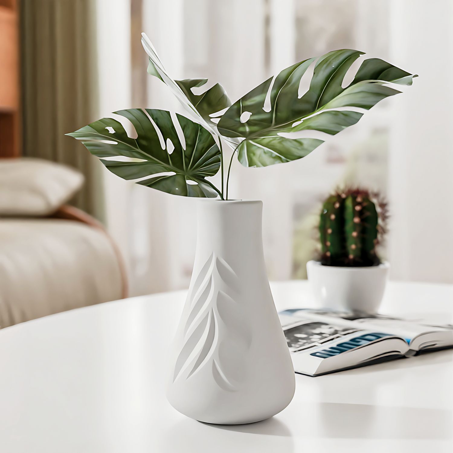 Leaf Texture Vase Silicone Mol - Art Craft Leaves のレビューと価格